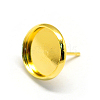 Iron Stud Earring Settings MAK-Q007-22-2