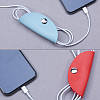 Earphone Leather Cable Winder AJEW-WH0079-E-5