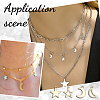 16Pcs 8 Styles 304 & 201 Stainless Steel Pendants STAS-LP0001-30-4