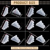 60Pcs 6 Styles Triangle Plastic Furniture Corner Guards AJEW-BC0007-84B-2