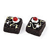 Square Cake Resin Decoden Cabochons CRES-R183-21B-3