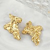 304 Stainless Steel Stud Earrings For Women EJEW-B113-01G-02-2