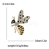 Personality Alloy Rhinestone Bee Brooch PW-WG64C22-01-4