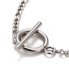 304 Stainless Steel Chain Necklaces NJEW-A002-08P-3