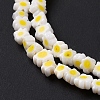 Handmade Millefiori Glass Bead Strands LAMP-J035-4mm-74-4