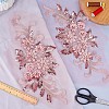 Flower Blossom Sequin Appliques DIY-WH0407-01-4