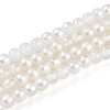 Baking Paint Transparent Glass Beads Strands DGLA-N011-4mm-01-1