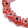 Handmade Millefiori Lampwork Beads Strands LAMP-F035-09C-3