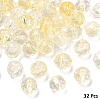 Crackle Transparent Glass Beads Strands GLAA-YW0005-73F-1