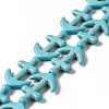 Synthetic Turquoise Dyed Beads Strands G-E594-07-1