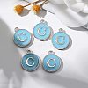 Platinum Plated Alloy Enamel Charms LS-ENAM-S118-04C-P-5
