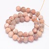 Round Natural Sunstone Beads Strands G-K068-29-10mm-3