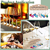 60Pcs Paper Wine Charm Display Cards CDIS-BC0001-06B-6