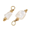 Natural Freshwater Shell Pendants SH-CBA5EEC-11G-2