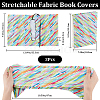 Elastic Fibre Book Covers AJEW-WH20020-032B-2