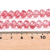 Transparent Glass Beads Strands X-GLAA-T023-8mm-A13-4