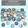 CHGCRAFT 48Pcs 2 Style Glass Cabochons GGLA-CA0001-04-5