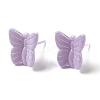 Hypoallergenic Bioceramics Zirconia Ceramic Butterfly Stud Earrings EJEW-C065-01B-3