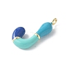 Brass Enamel Pendants KK-E093-03G-J-02-2