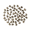 Iron Crimp Beads Covers X-IFIN-H028-AB-1