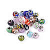 Mixed Styles Handmade Lampwork Glass European Beads X-LPDL-L002-M-1