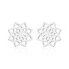 304 Stainless Steel Stud Earrings WGE2D60-08-1