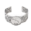 Constellation Alloy Open Cuff Bangles for Women Men BJEW-C064-01AS-04-2