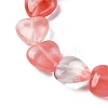 Cherry Quartz Glass Beads Strands G-I372-A02-02-4