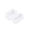 2Pcs PVC Storage Basket Miniature Ornaments PW-WGB3802-01-1