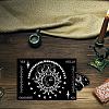 Printed Wood Pendulum Dowsing Divination Board Set DJEW-WH0324-063-6