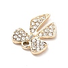 Alloy Crystal Rhinestone Pendants ALRI-C007-24LG-4