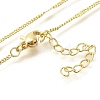 Rack Plating Brass Curb Chain Necklaces MAK-L042-03G-2