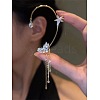 Fashionable Tassel Brass Cuff Earrings WGDF8A9-07-1