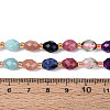 Natural Sodalite & Rhodonite & Prehnite & Amethyst & Rose Quartz & Flower Amazonite & Sunstone Beads Strands G-N358-04A-01-5