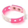 Unisex Silicone Cord Bracelets BJEW-M204-01B-3