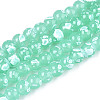 Baking Paint Glass Beads Strands DGLA-N015-4mm-07-1