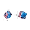 Two Tone Transparent Spray Painted Acrylic Bead LS-X-ACRP-T005-26C-2