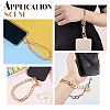 Alloy Phone Hand Strap Chains with Heart Charm DIY-WH0430-030B-5