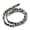 Natural African Turquois (Jasper) Beads Strands G-E071-C02-3