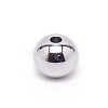 202 Stainless Steel Drilled Beads STAS-WH0023-80-3