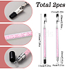 2Pcs Iron and PVC and Acrylic Alligator Memo Clips FIND-SC0011-26A-2