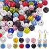 Pave Disco Ball Beads RB-SZ0001-09A-1