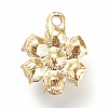 Alloy Rhinestones Charms X-ALRI-Q093-111G-2