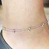 Alloy Satellite Chains Anklets WG8740B-02-1