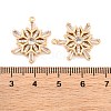 Brass Micro Pave Clear Cubic Zirconia Pendants KK-S389-14G-3