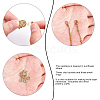 3-Strand 6-Hole Brass Box Clasps FIND-SC0003-31G-5