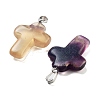 Natural Fluorite Pendants G-A231-02H-2