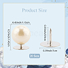 20Pcs ABS Plastic Pearl No Sewing Buttons BUTT-CY0001-22B-2