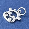 925 Sterling Silver Chinese Zodiac Outline Charms STER-P066-02S-02-2