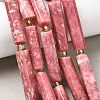 Natural Thulite Beads Strands G-D353-A01-1